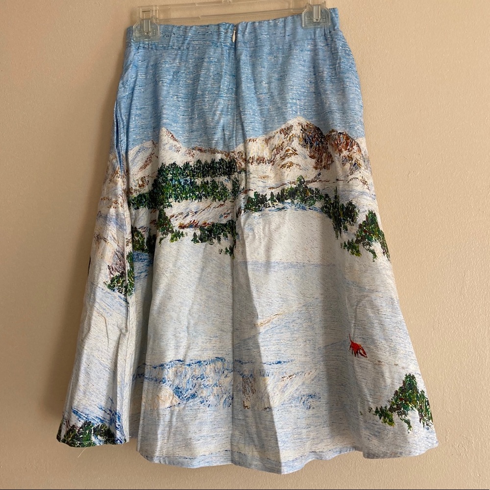 Anthropologie Wonderland A-line midi skirt, NWT! - Picture 12 of 14